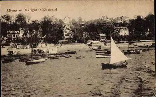 Ak Othmarschen Altona Hamburg, Oevelgönne Elbstrand
