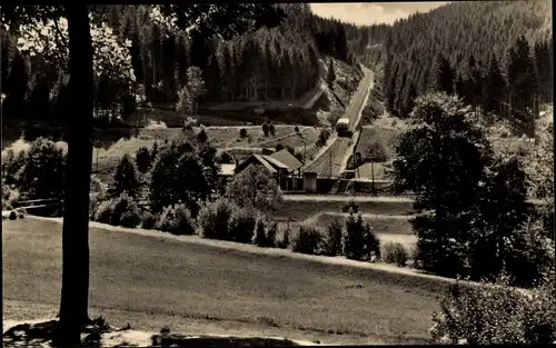 Ak Oberweißbach im Weißbachtal Thüringen, Bergbahn