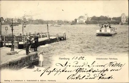 Ak Hamburg Nord Uhlenhorst, Uhlenhorster Fährhaus
