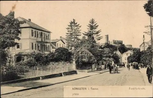 Ak Königstein im Taunus, Frankfurterstraße