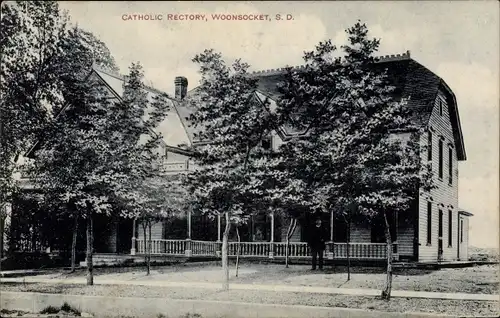 Ak Woonsocket South Dakota USA, Catholic Rectory