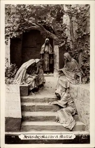 Künstler Ak Mastroianni, D., Jesus chez Marthe et Marie