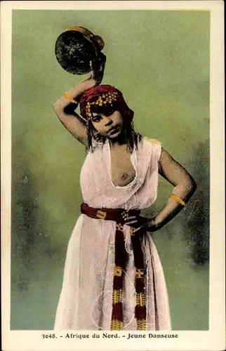 Ak Afrique du Nord, Jeune Danseuse, Erotik, Busen