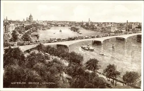 Ak London City, Waterloo Bridge