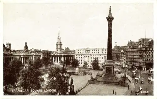 Ak London City, Trafalgar Square