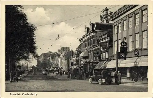 Ak Utrecht Niederlande, Vredenburg, Geschäfte