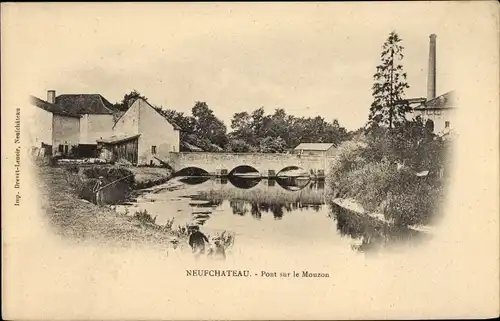 Ak Neufchâteau Lothringen Vosges, Pont sur le Mouzon