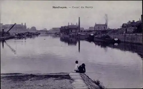 Ak Montluçon Allier, Canal du Berry