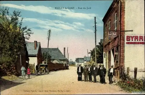 Ak Mailly le Camp Aube, Rue de Jard