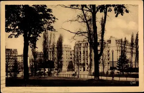Ak Paris XII Reuilly, Porte Dorée, la Place et la Rue