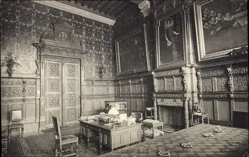 Ak Bruxelles Brüssel, Intérieur de l'Hôtel de Ville, Cabinet