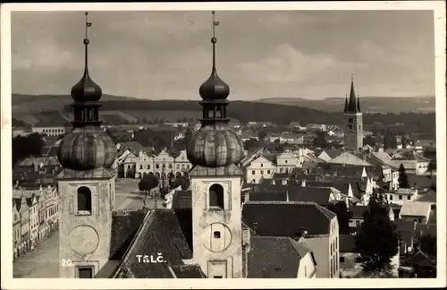 Ak Telč Teltsch Region Hochland, Panorama