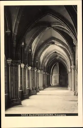 Ak Klosterneuburg in Niederösterreich, Kreuzgang