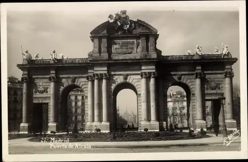 Ak Madrid Spanien, Puerta de Alcala