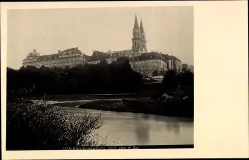 Foto Ak Klosterneuburg in Niederösterreich, Stift von der Au