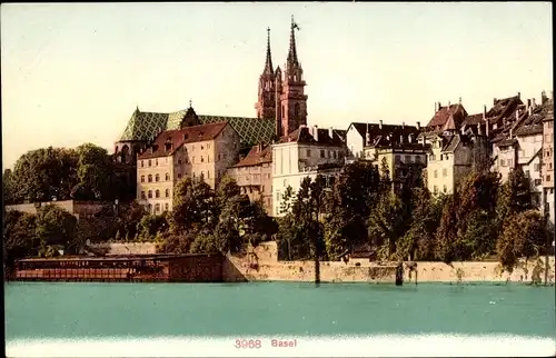 Ak Bâle Basel Stadt Schweiz, Panorama