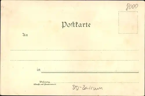 Litho Dresden, Belvedere, Helbig's Elbterrasse, Kanal, Landeplatz der Dampferschiffe