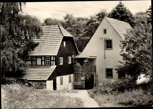 Ak Jahnshain Kohren Sahlis in Sachsen, Lindigtmühle am Lindenvorwerk, Mühlenmuseum