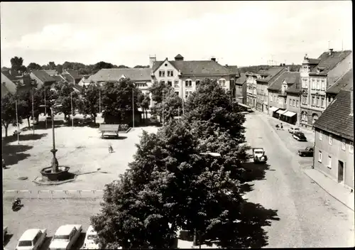 Ak Groitzsch in Sachsen, Platz des Friedens