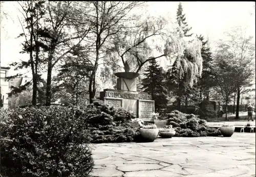 Ak Limbach Oberfrohna in Sachsen, OdF Denkmal