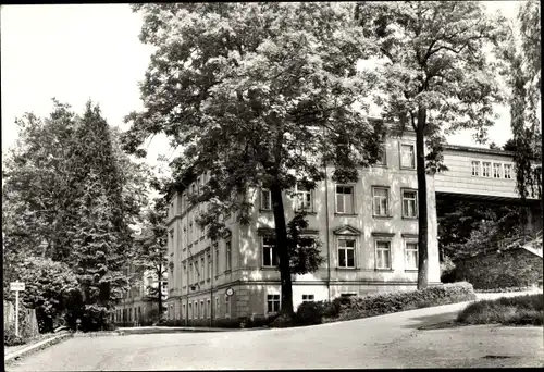 Ak Warmbad Wolkenstein in Sachsen, Bergarbeiter Sanatorium, Geschwister Scholl Heim
