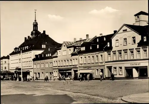 Ak Ehrenfriedersdorf im Erzgebirge, Karl Marx Platz