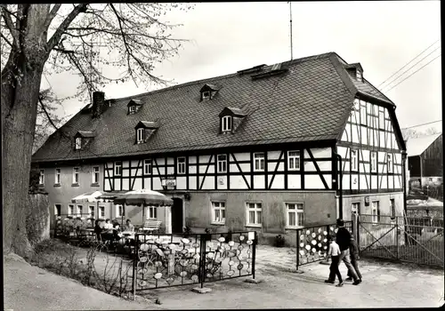 Ak Großolbersdorf Erzgebirge, Gaststätte Zur Linde