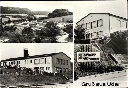 Ak Uder im Eichsfeld Thüringen, FDGB Urlauber Siedlung Paul Wojtkowski, Panorama