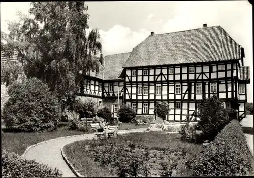 Ak Worbis im Eichsfeld Thüringen, Heimatmuseum, Fachwerkhaus