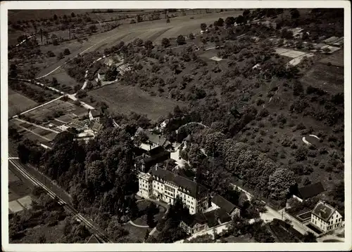 Ak Bad Ditzenbach in Württemberg, Kurhaus und Sanatorium, Fliegeraufnahme