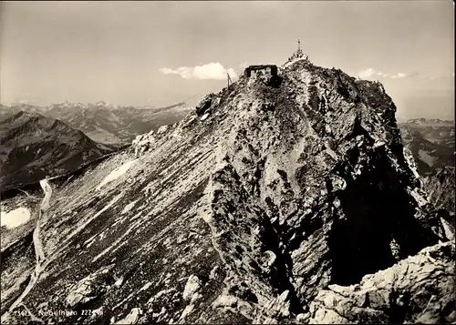 Ak Oberstdorf im Oberallgäu, Nebelhorn, Bergpanorama