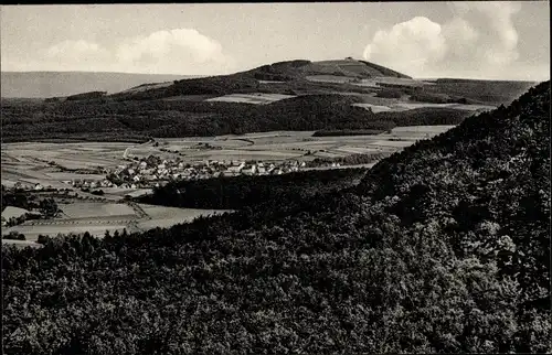 Ak Köterberg Weserbergland, Berggaststätte Köterberg, Panorama