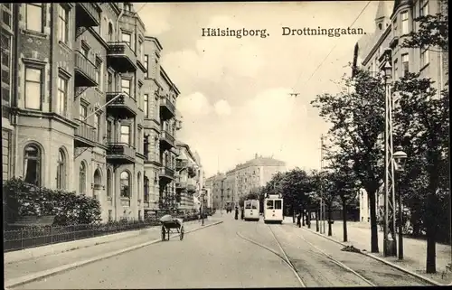 Ak Hälsingborg Helsingborg Schweden, Drottninggatan
