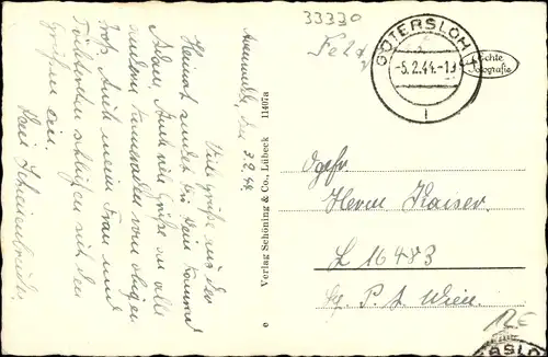 Ak Gütersloh in Westfalen, Berliner Straße, Gaststätte H. Hellw.