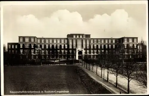 Ak Langendreer Bochum im Ruhrgebiet, Knappschaftskrankenhaus