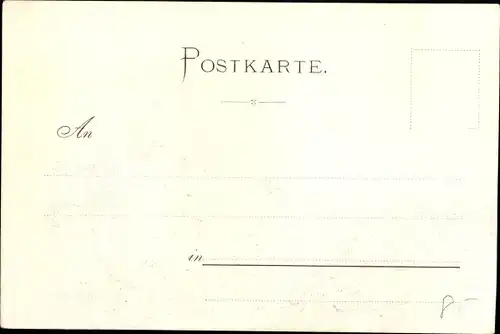 Künstler Litho Kaiserrmanöver 1897