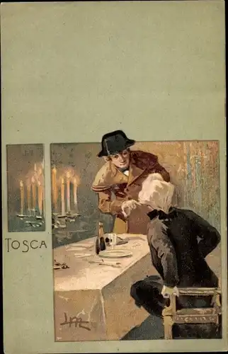 Künstler Ak Metlicovitz, Tosca