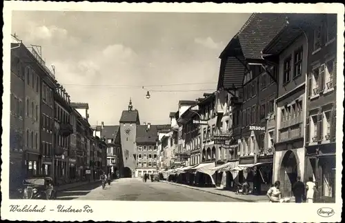 Ak Waldshut Tiengen, Unteres Tor, Rheinischer Hof