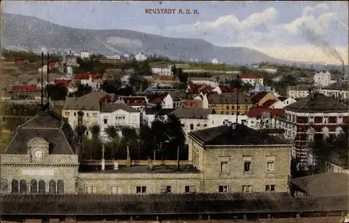 Ak Neustadt an der Haardt Neustadt an der Weinstraße, Teilansicht