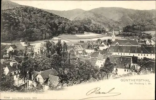 Ak Freiburg im Breisgau, Günthersthal