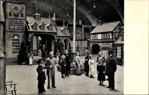 Ak Schaeffer's Märchenstadt Lilliput, Liliputaner