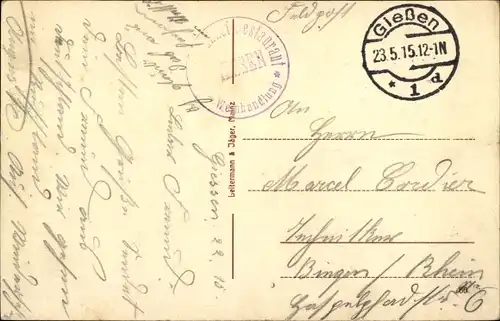 Ak Gießen an der Lahn Hessen, Gesamtansicht