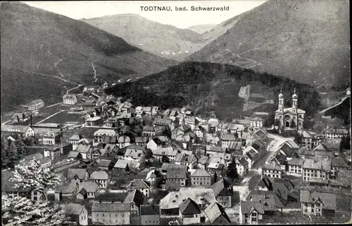 Ak Todtnau im Südschwarzwald, Gesamtansicht