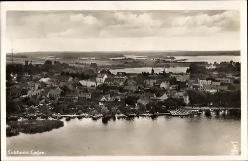 Ak Lychen in der Uckermark, Panorama, Fliegeraufnahme