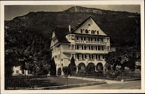 Ak Weggis Kanton Luzern, Hotel Schweizerhof