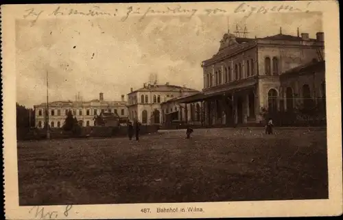 Ak Vilnius Wilna Litauen, Bahnhof