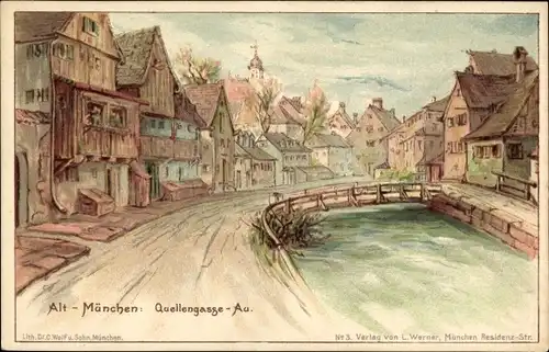 Künstler Litho Au München, Quellengasse