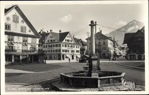 Ak Dornbirn in Vorarlberg, Marktplatz