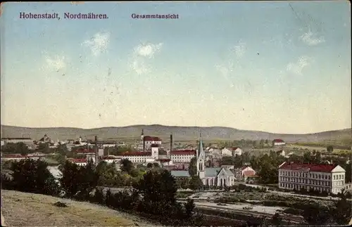 Ak Zábřeh Hohenstadt an der March Region Olmütz, Gesamtansicht