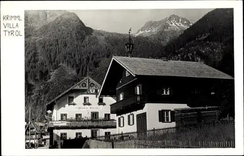 Ak Krimml in Salzburg, Villa Tyrol